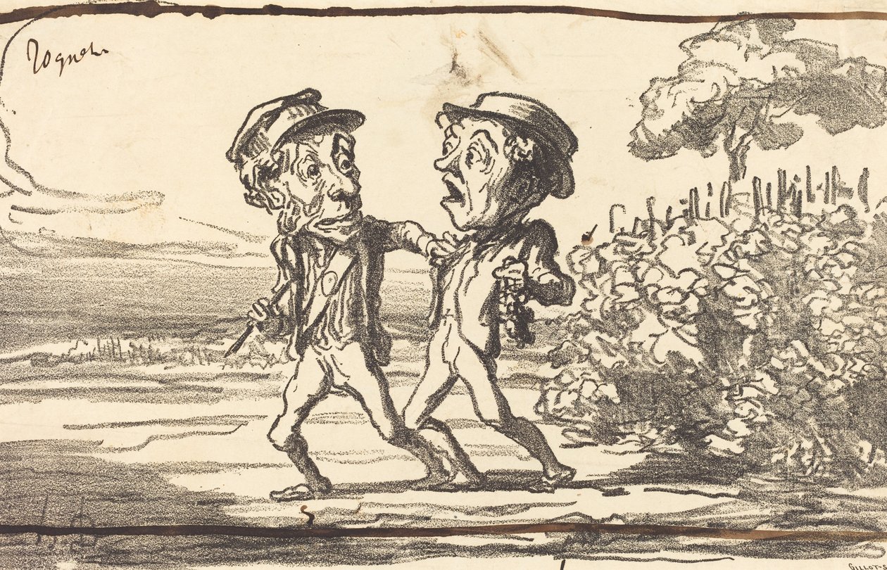 Um criminoso! de Honoré Daumier