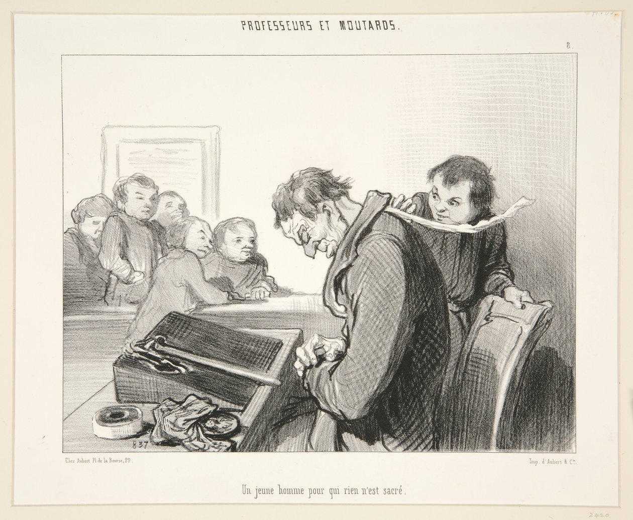 Um jovem para quem nada de Honoré Daumier