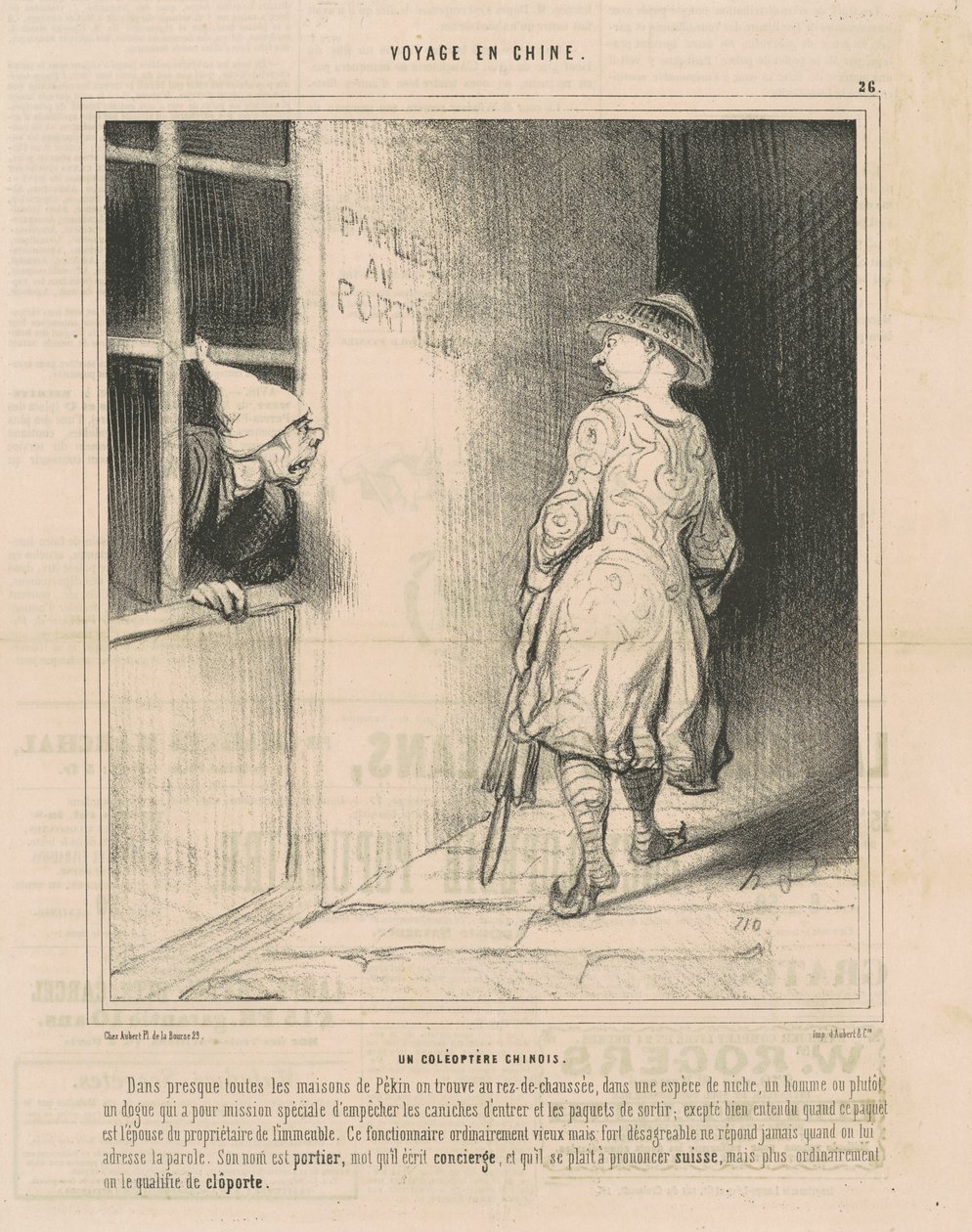 Um besouro chinês de Honoré Daumier