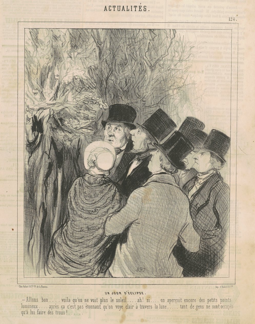 Um dia eclipses de Honoré Daumier