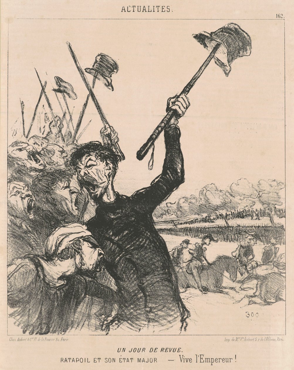 Um dia de revisão de Honoré Daumier