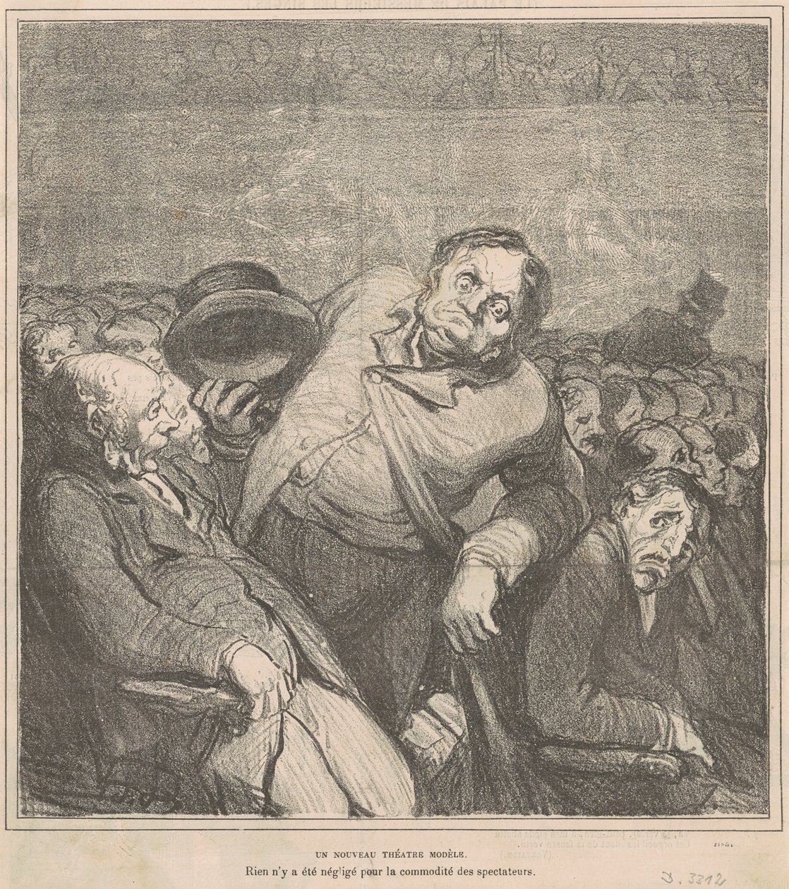 Um novo modelo de teatro de Honoré Daumier