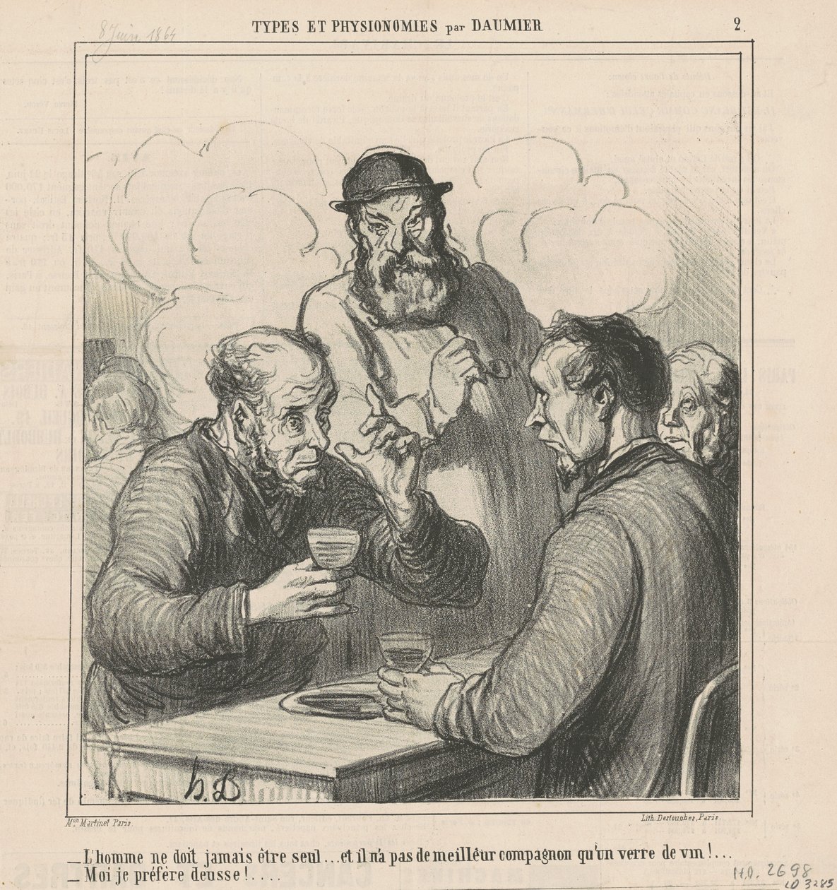 Un philosophe de Honoré Daumier