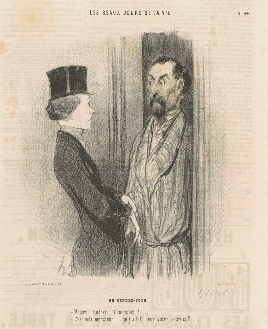 um compromisso de Honoré Daumier