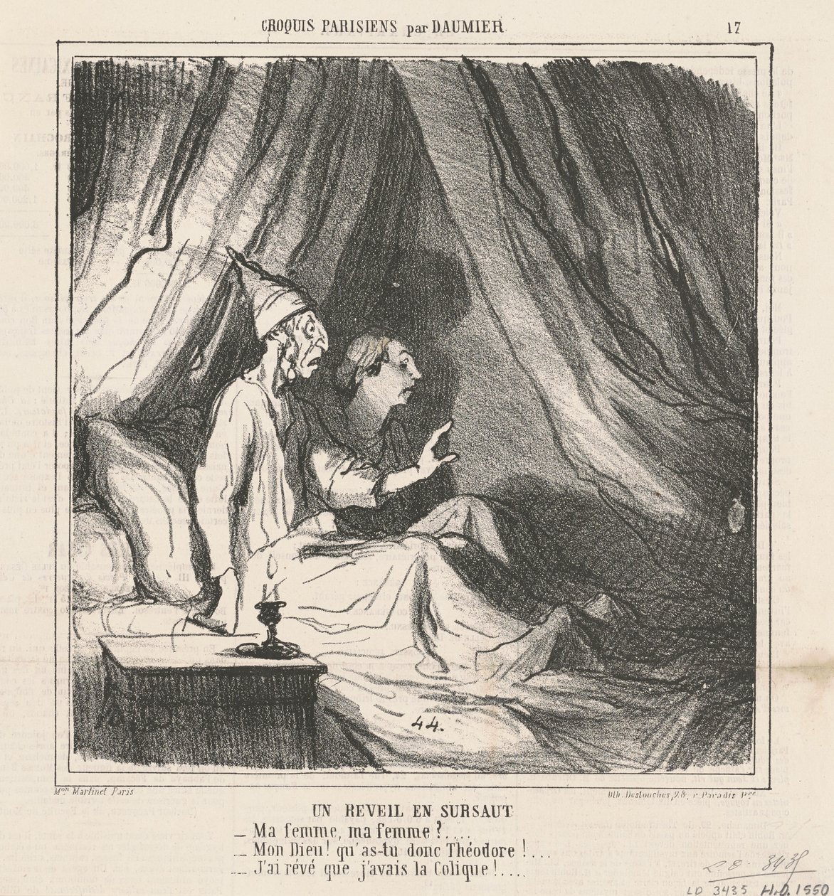 Um despertar repentino de Honoré Daumier