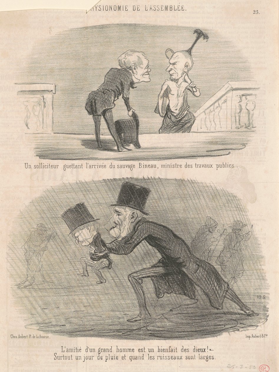 Um advogado de olho... Bineau! de Honoré Daumier