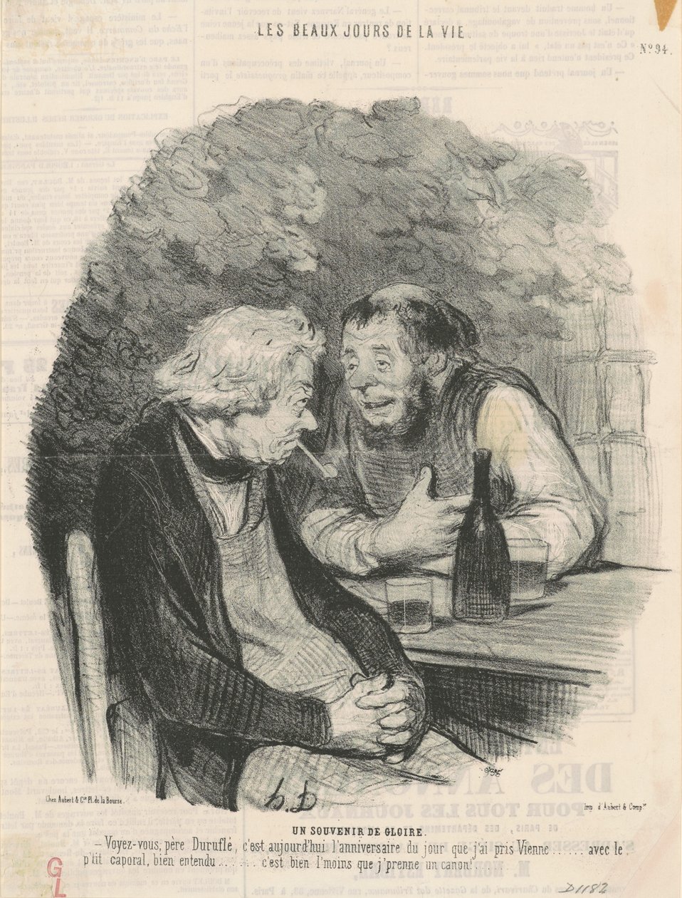 Uma memória de glória de Honoré Daumier