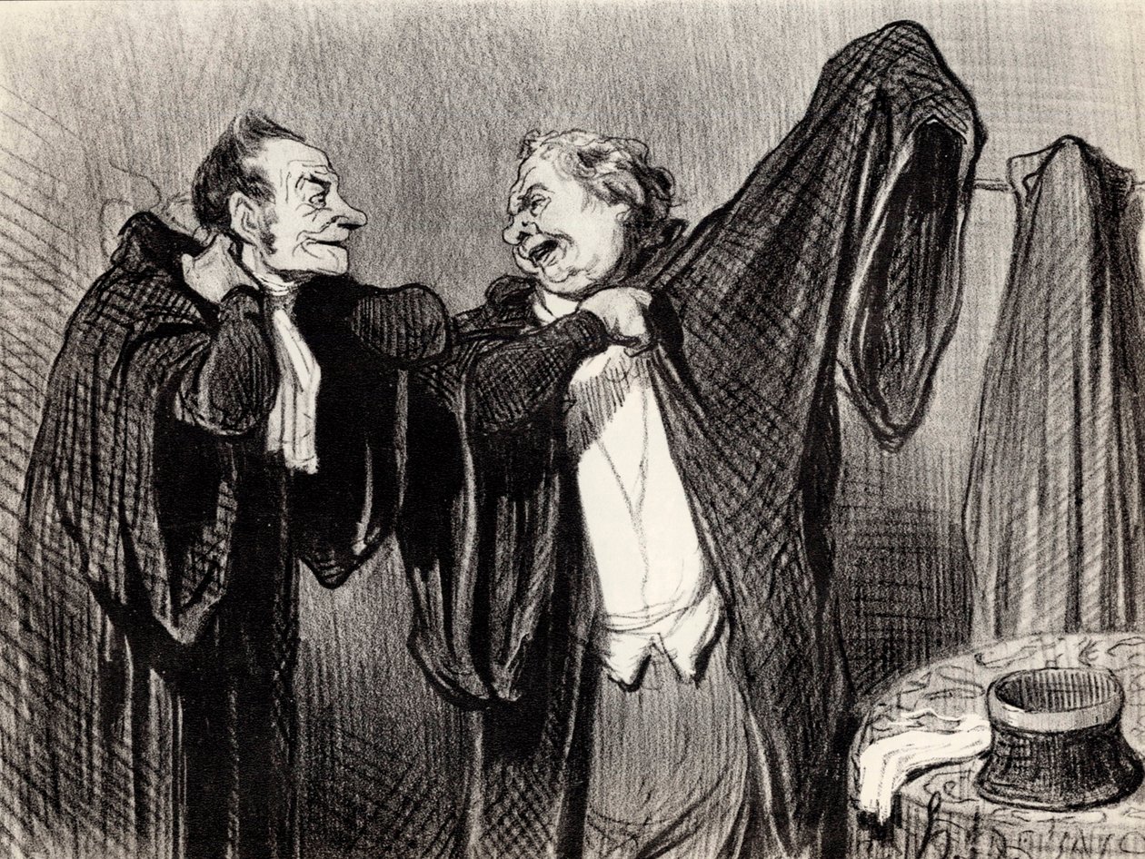 Sob colegas, 1845-1848. de Honoré Daumier