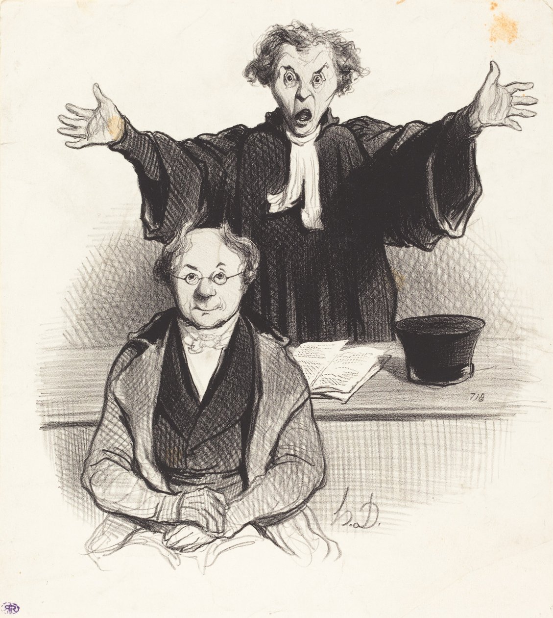Um pedido de separação de Honoré Daumier