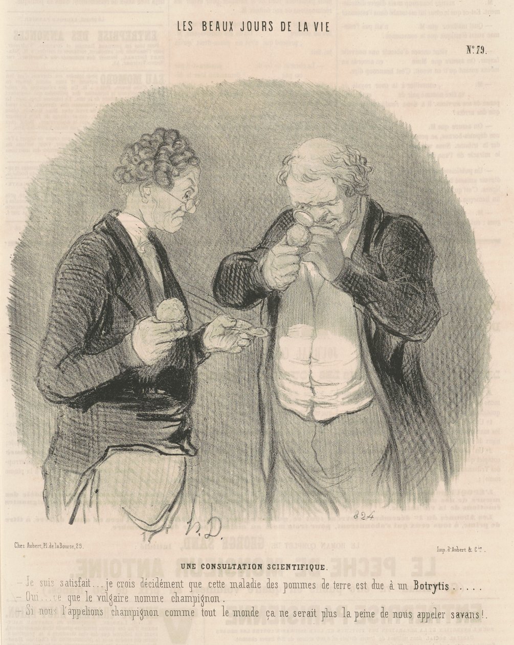 Uma consulta científica de Honoré Daumier