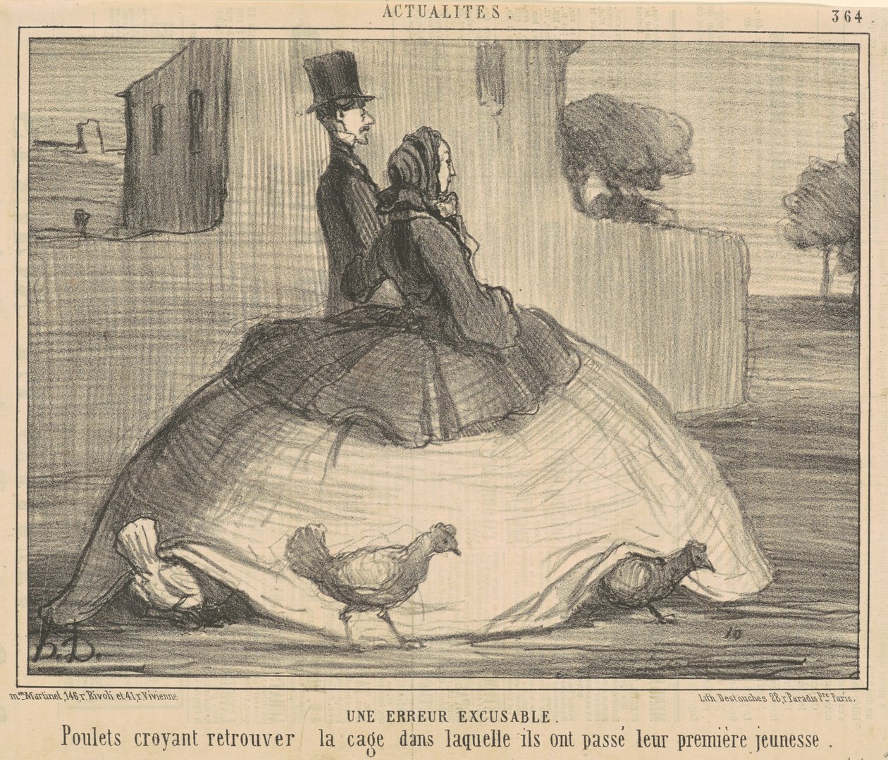 Um erro desculpável de Honoré Daumier