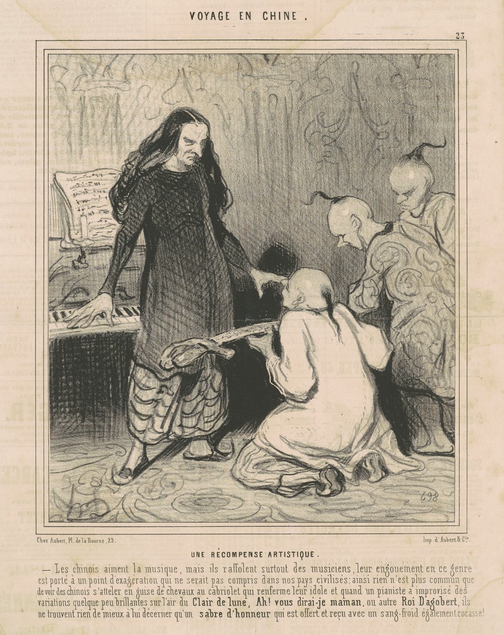 Um prêmio artístico de Honoré Daumier