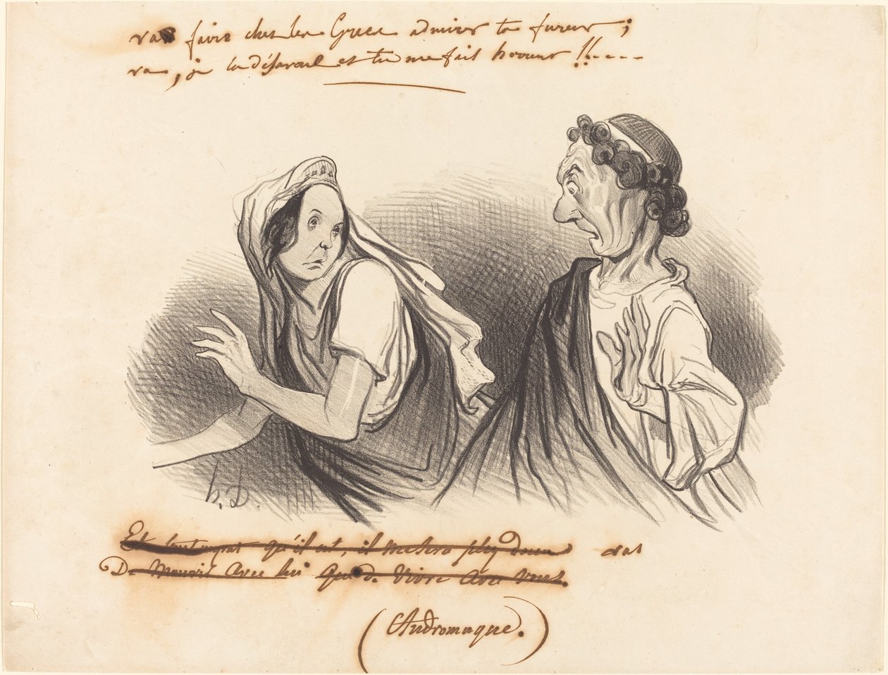 Va faire... admirador ta fureur... de Honoré Daumier