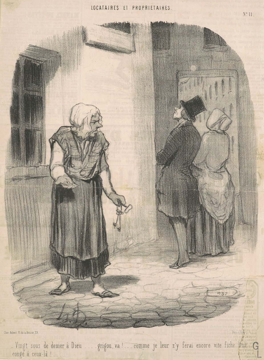 Vingt sous de denier a Dieu... de Honoré Daumier