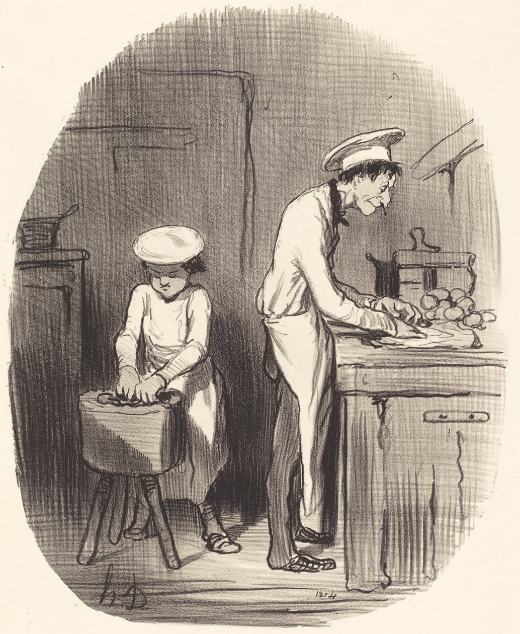 Você pode ver garoto, você está errado... de Honoré Daumier