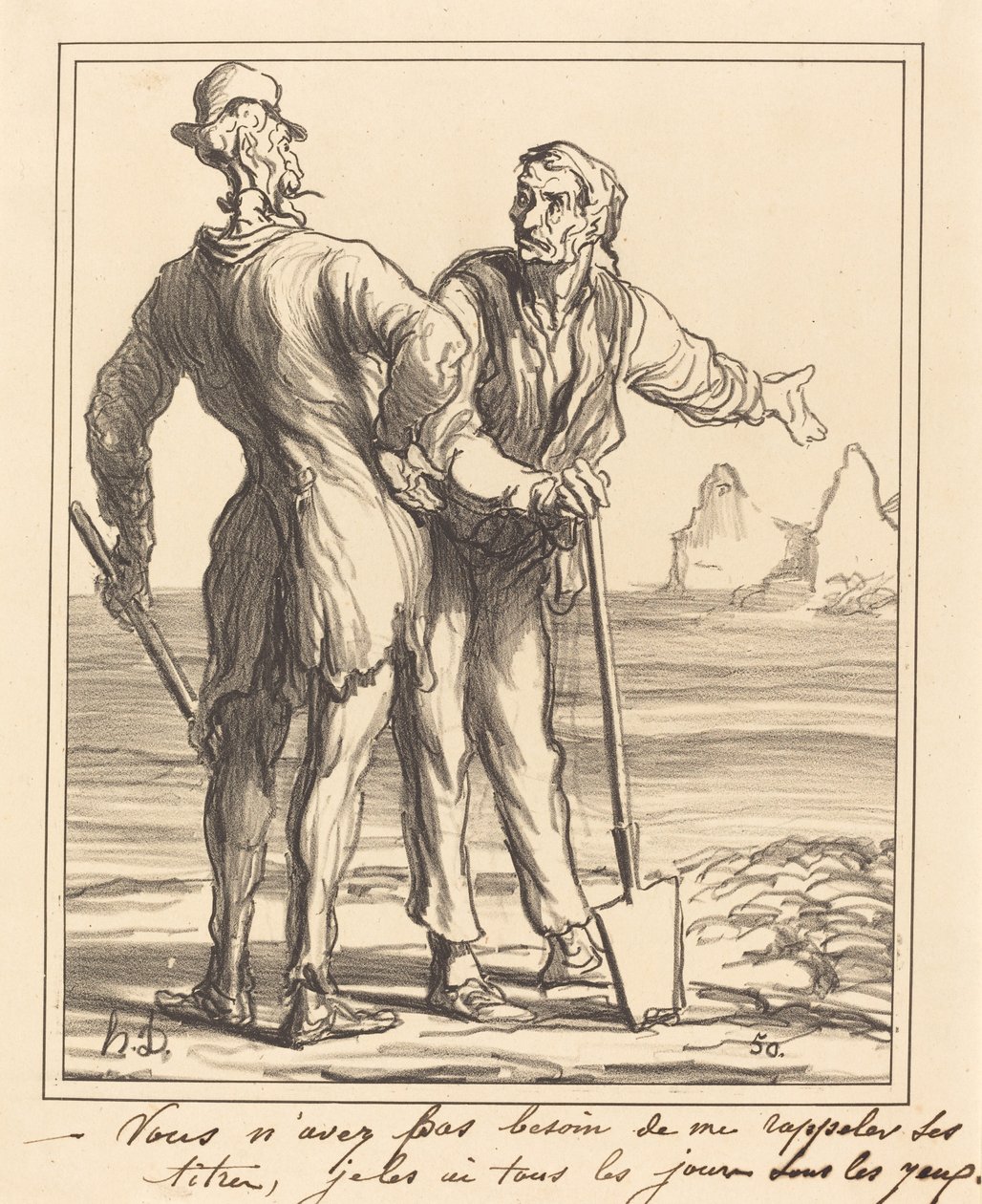 Você não precisa me lembrar de seus títulos... de Honoré Daumier