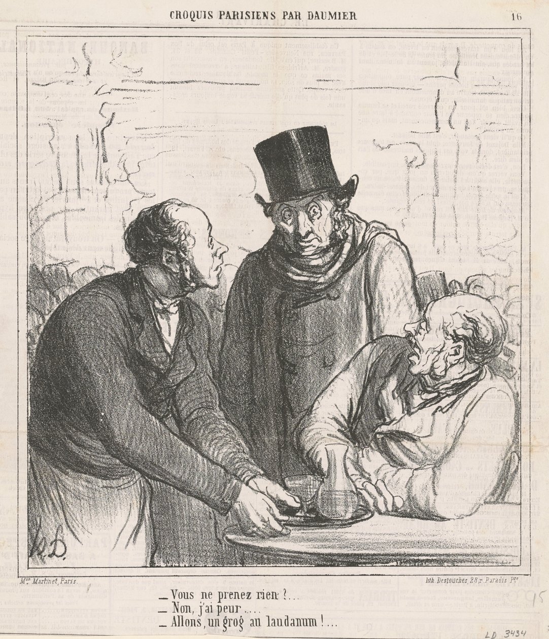 Você não leva nada? de Honoré Daumier
