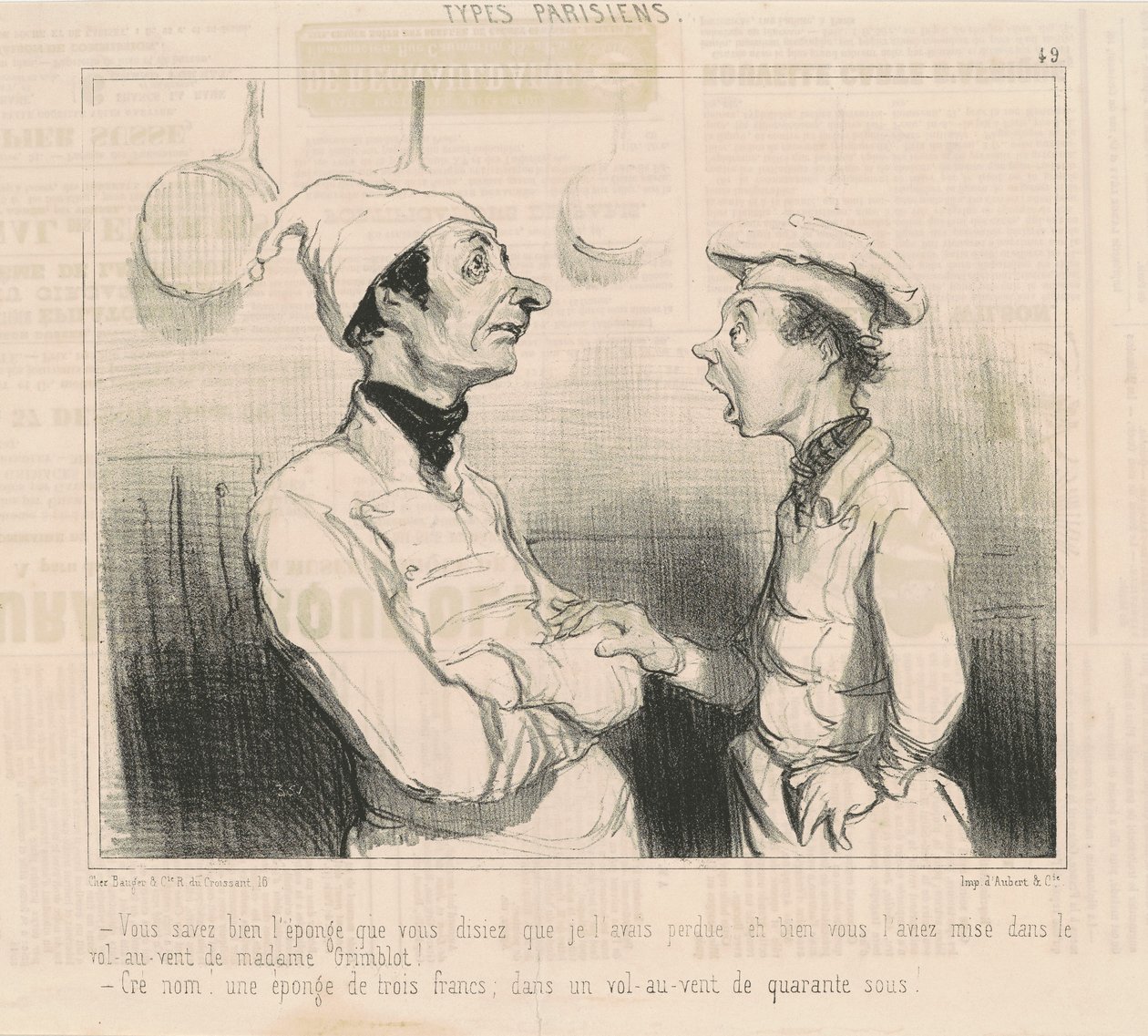 Sabe aquela esponja que você disse... de Honoré Daumier