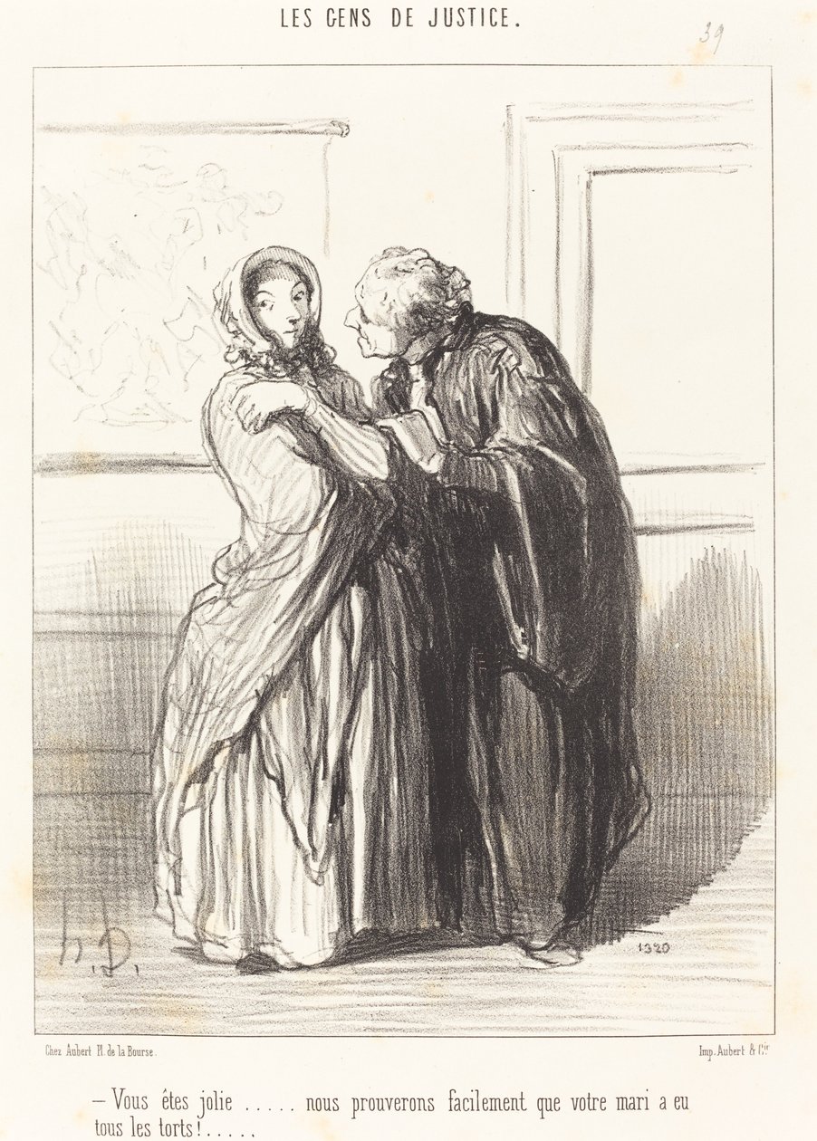 Você é lindo... de Honoré Daumier