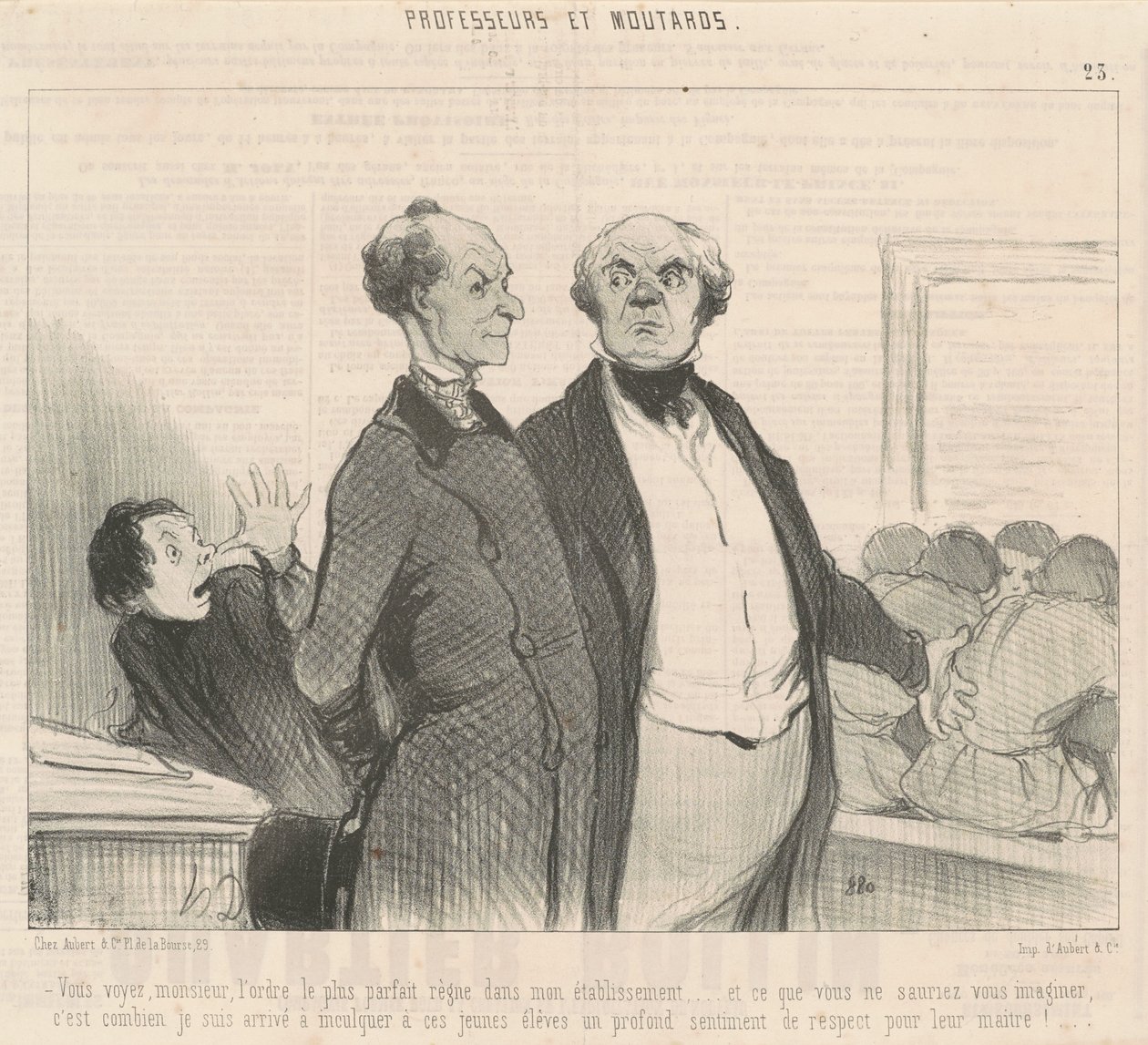 Você vê... a ordem mais perfeita reina... de Honoré Daumier
