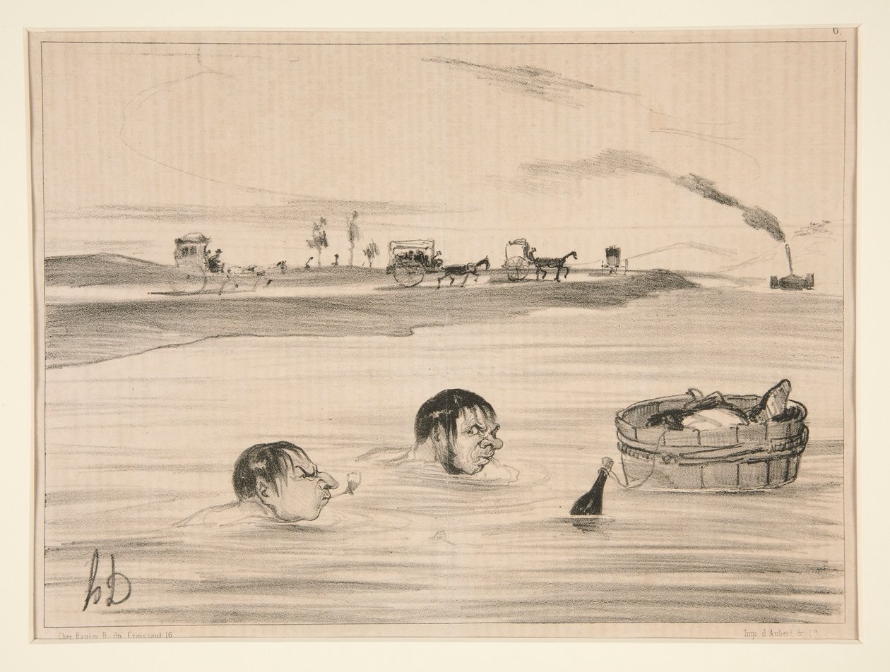 Voyage a St. Cloud de Honoré Daumier