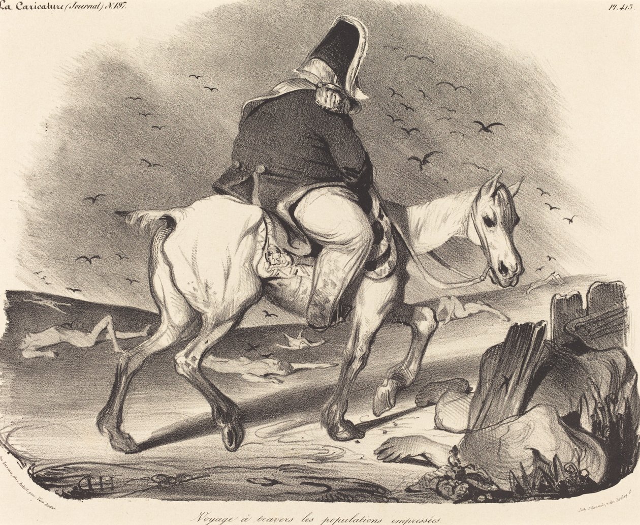 Viaje por populações ocupadas de Honoré Daumier