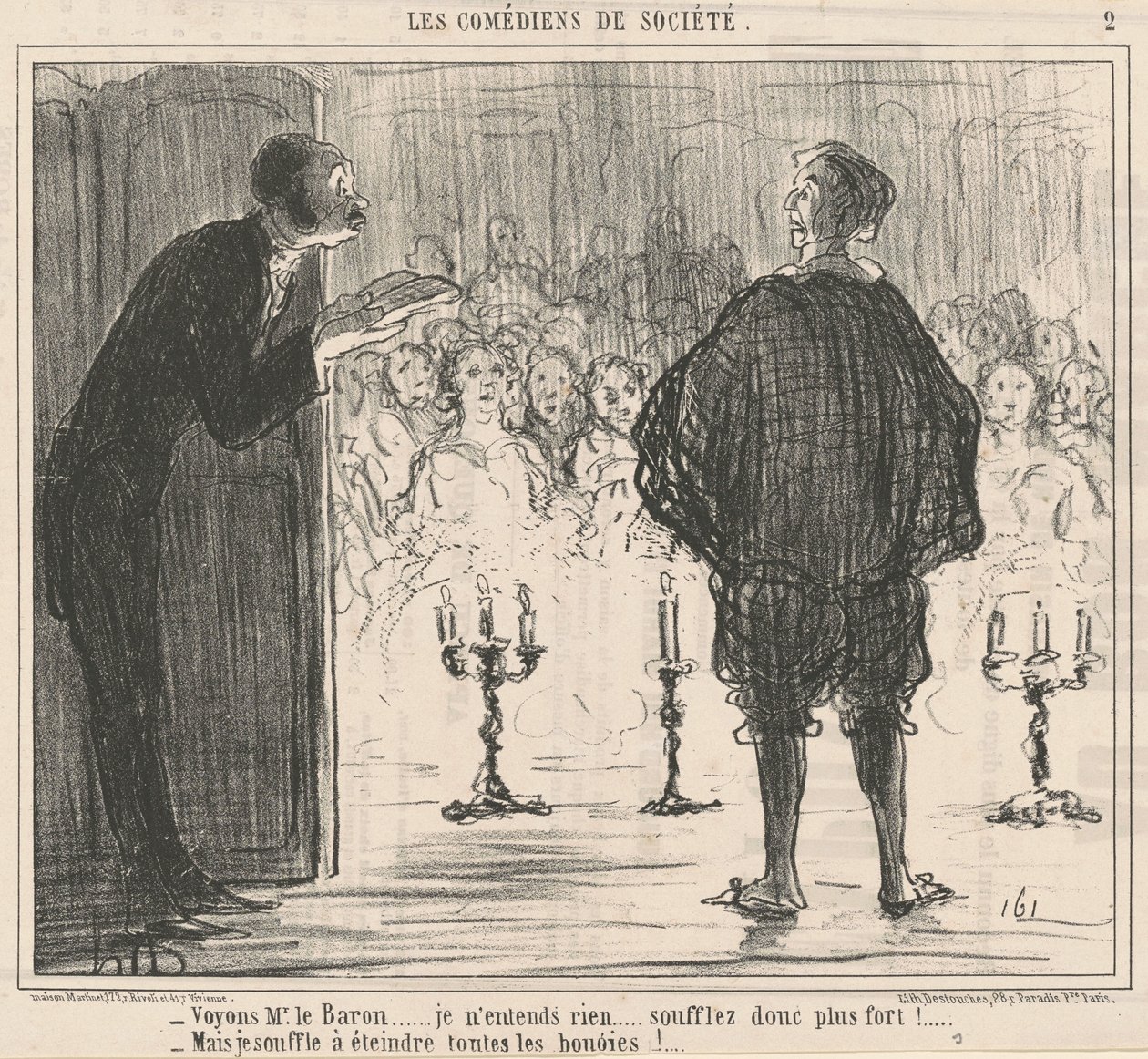 Vamos ver o Sr. Barão... de Honoré Daumier
