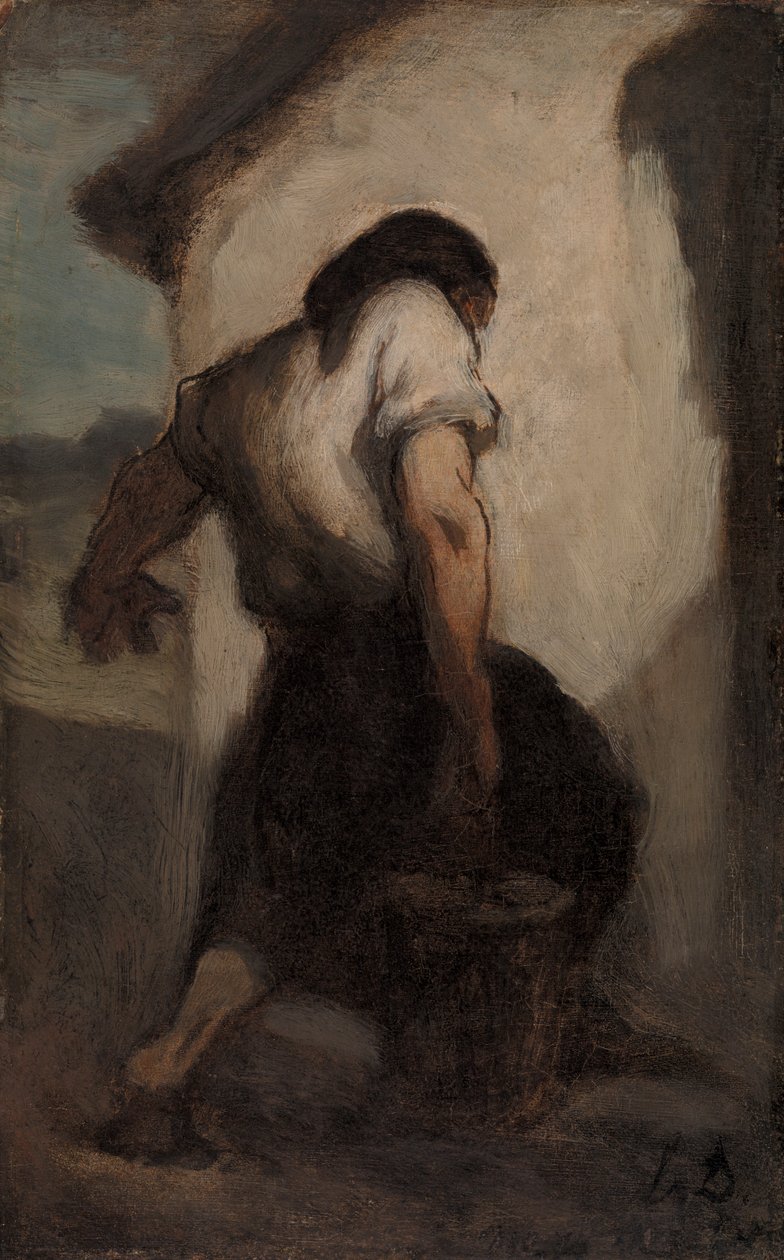 Transportador de água de Honoré Daumier