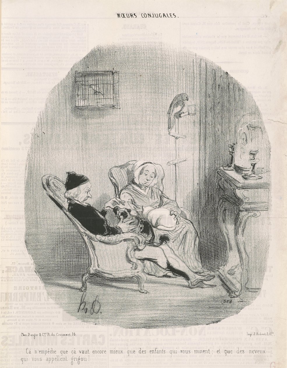 Mesmo assim é melhor.... de Honoré Daumier