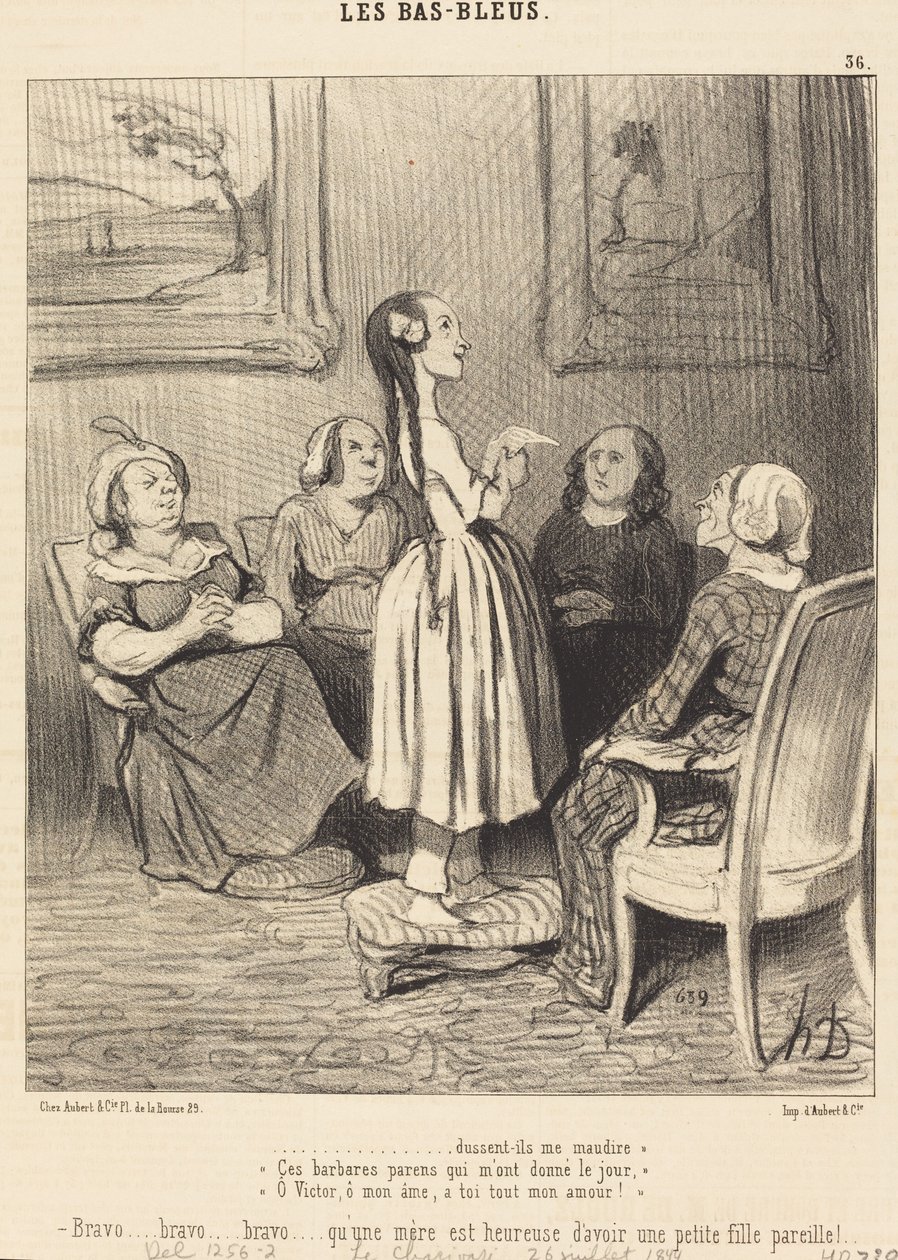 ...mesmo que eles me amaldiçoem. Esses parentes bárbaros... de Honoré Daumier