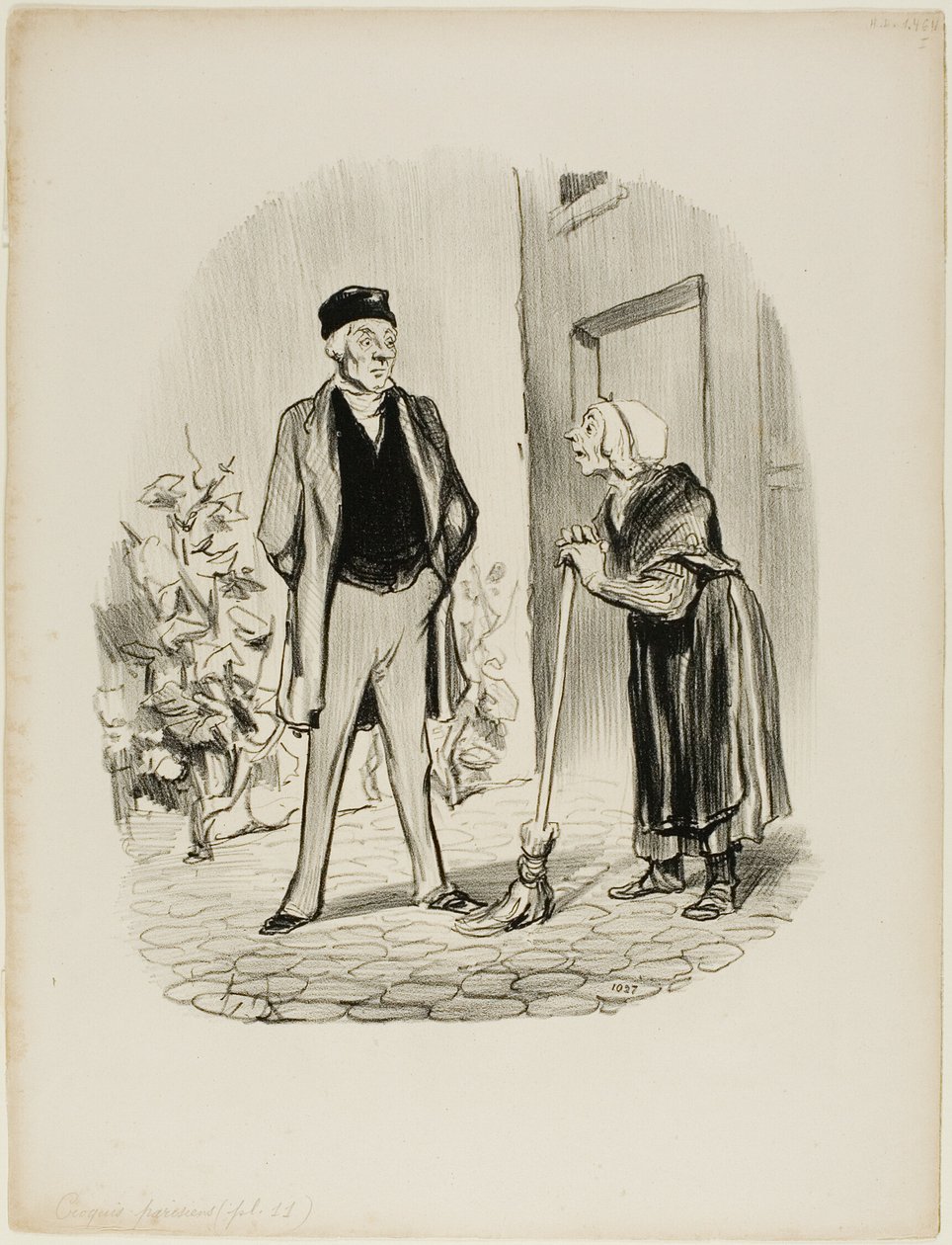 "- Como se sente hoje, Sr. Chapolard - Madame Pochet, uma porteira que sabe comportar-se, só deve dirigir-se ao seu senhorio na terceira pessoa. - Como posso falar-lhe na terceira pessoa, se é a primeira pessoa que vejo esta manhã de Honoré Victorin Daumier