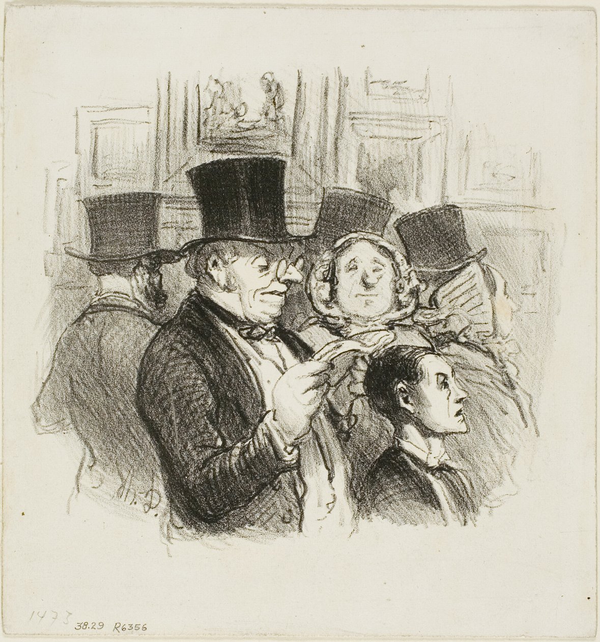 Uma visita ao salão de Honoré Victorin Daumier