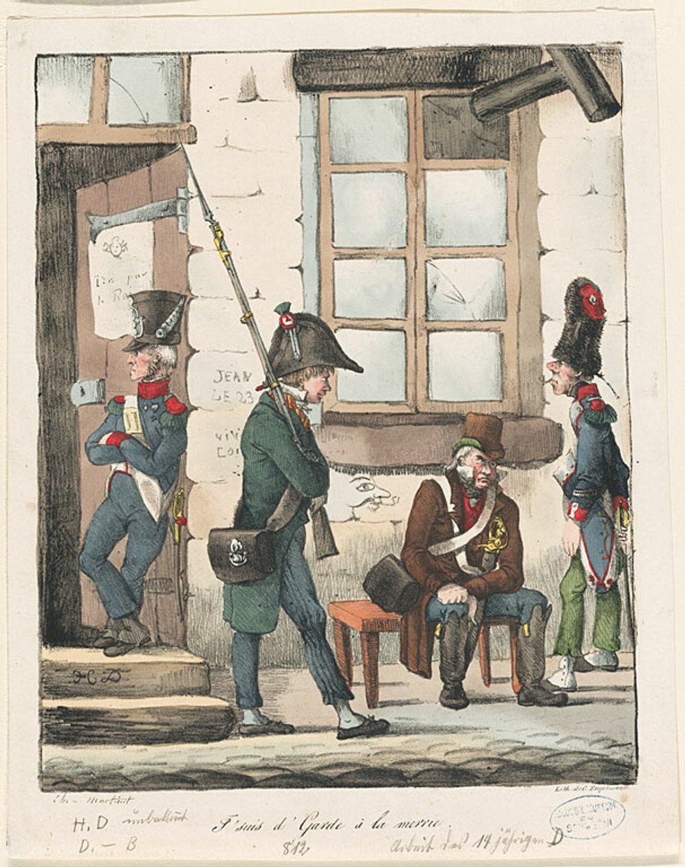 "Estou a guardar a Câmara Municipal" de Honoré Victorin Daumier