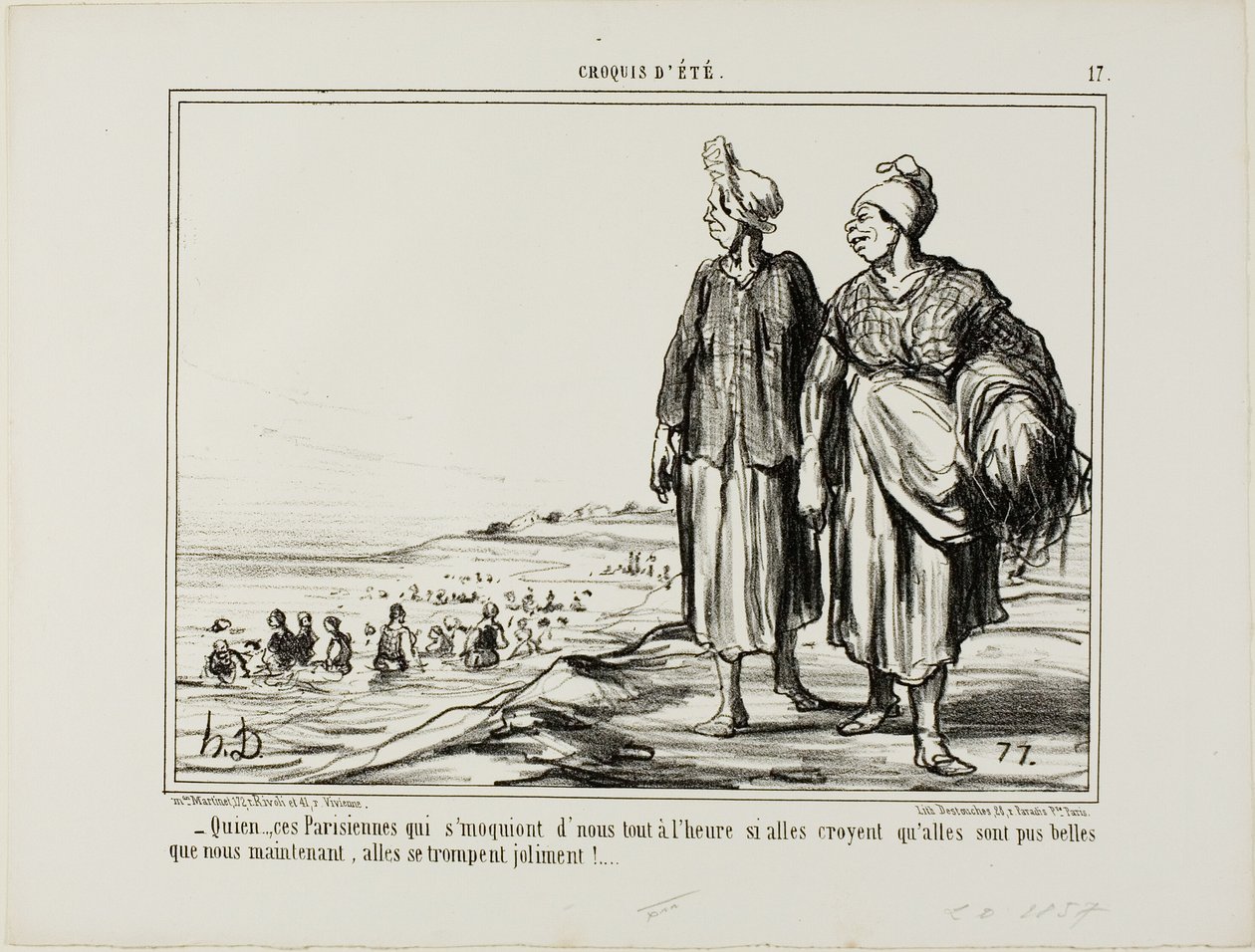 Quien... essas mulheres parisienses que fazem troça de nós de Honoré Victorin Daumier
