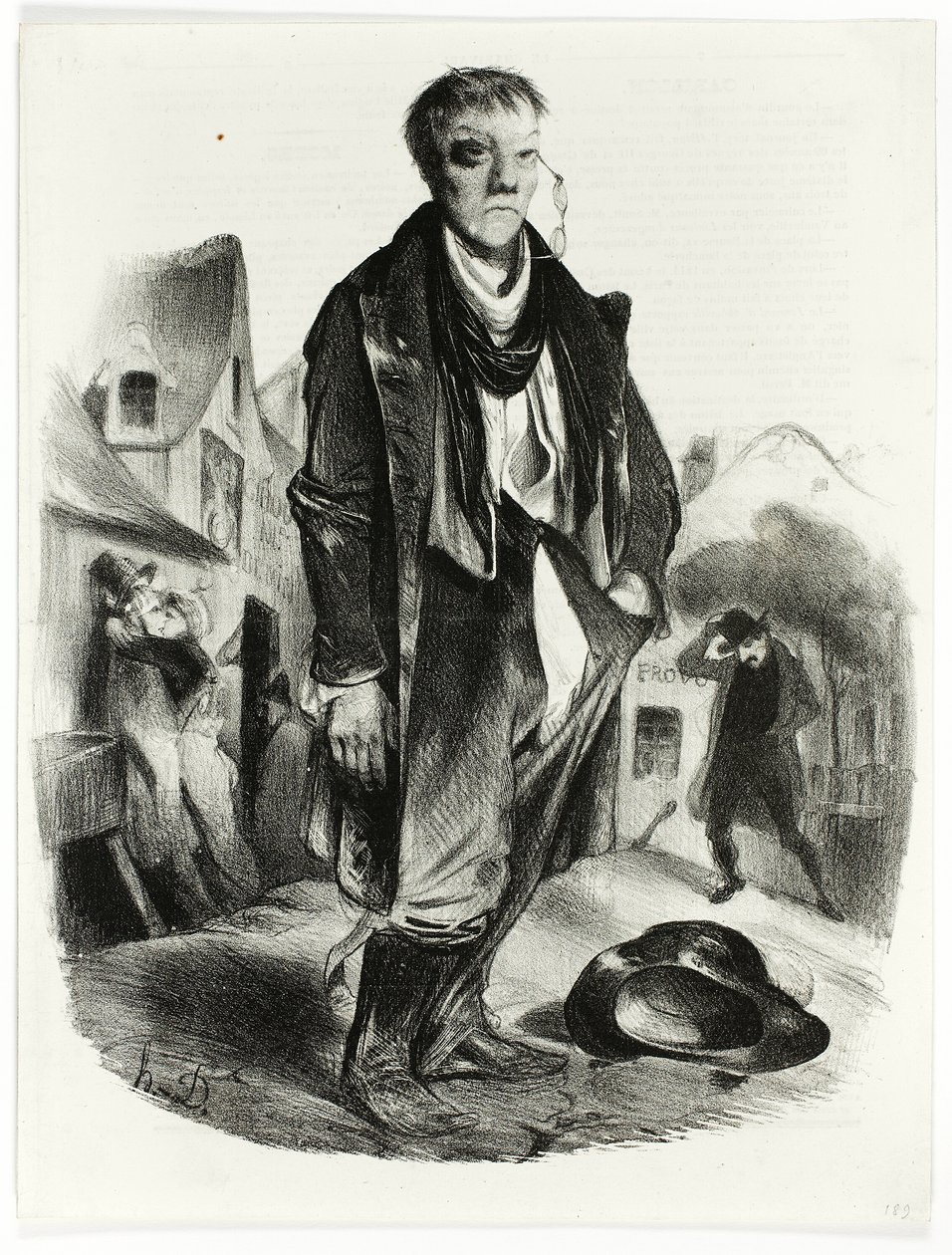 O Bêbado de Honoré Victorin Daumier