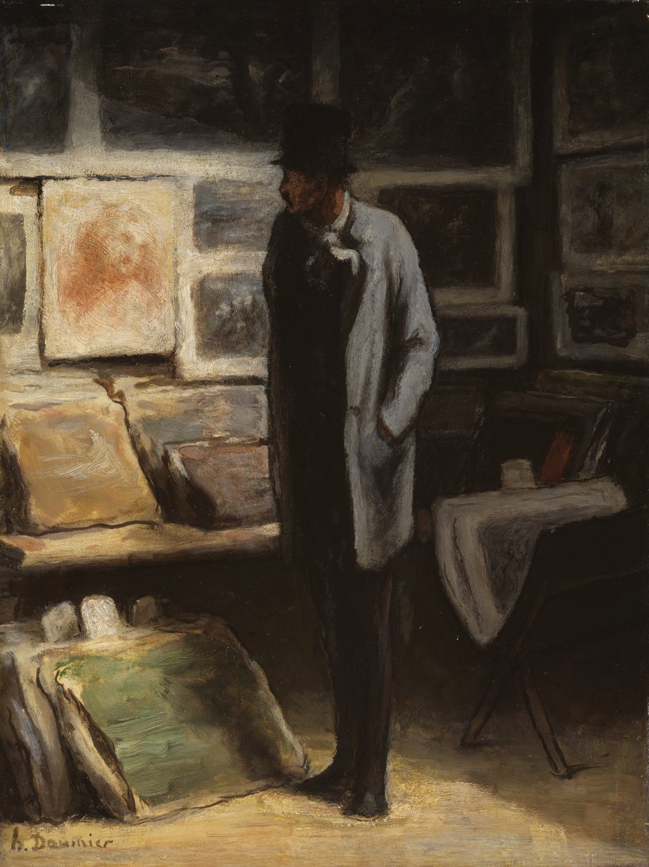 O colecionador de impressões de Honoré Victorin Daumier