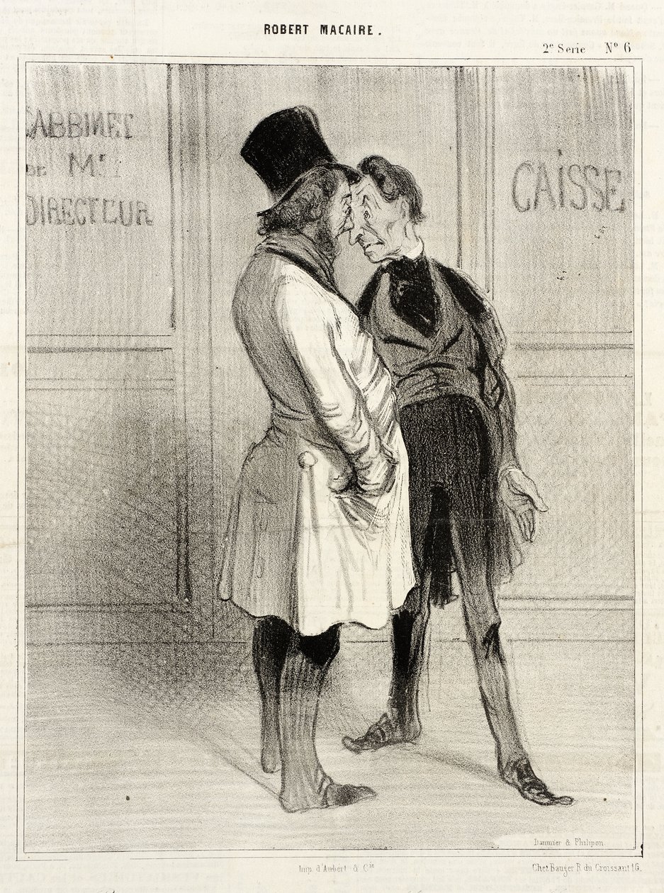 (Robert) Bem, meu caro Director... de Honoré Daumier
