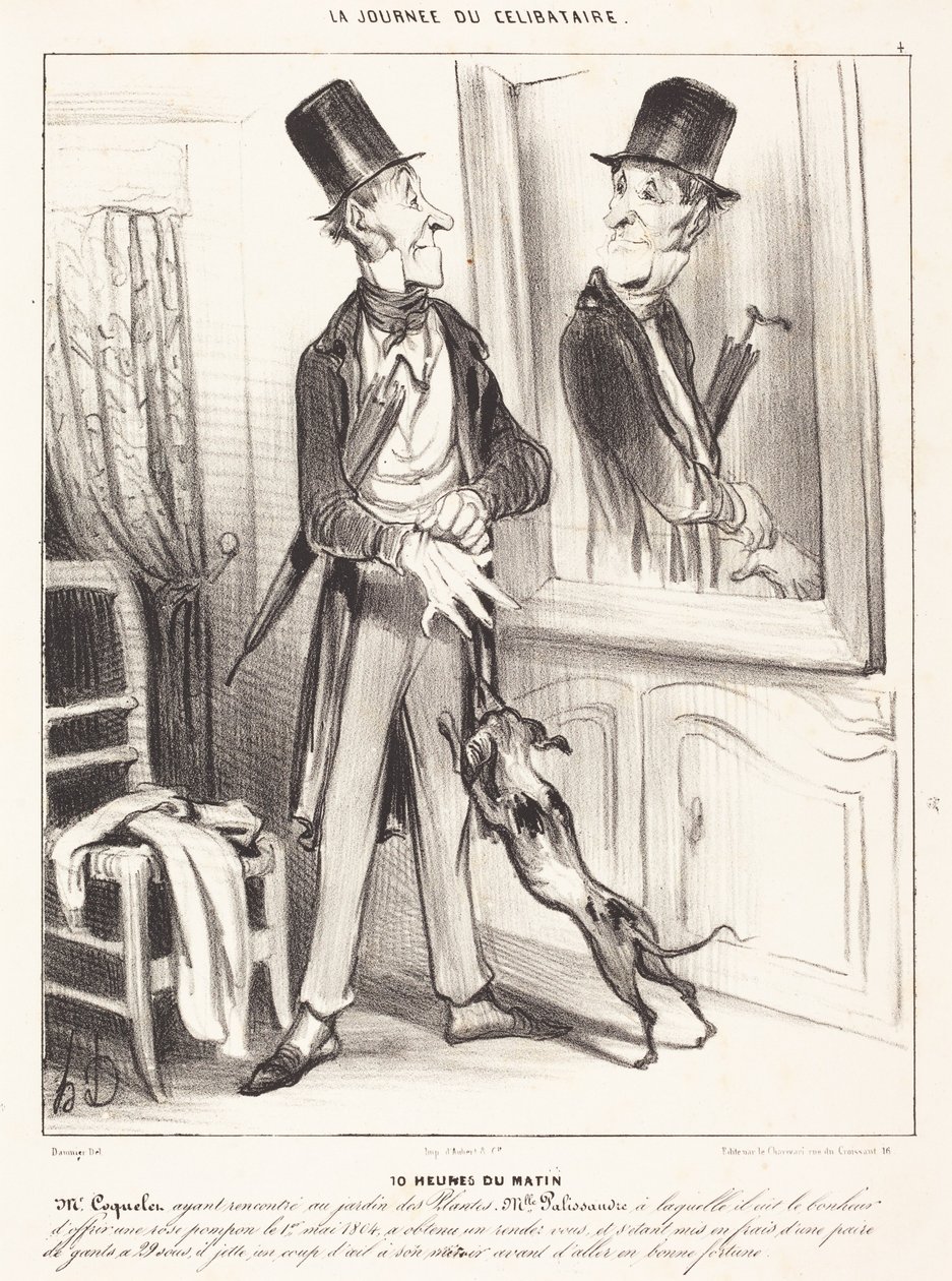 10 horas da manhã de Honoré Daumier
