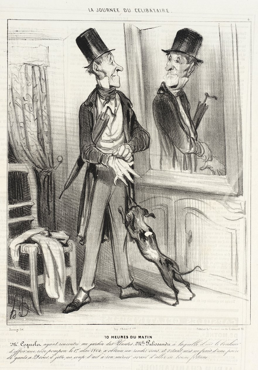10 horas da manhã de Honoré Daumier