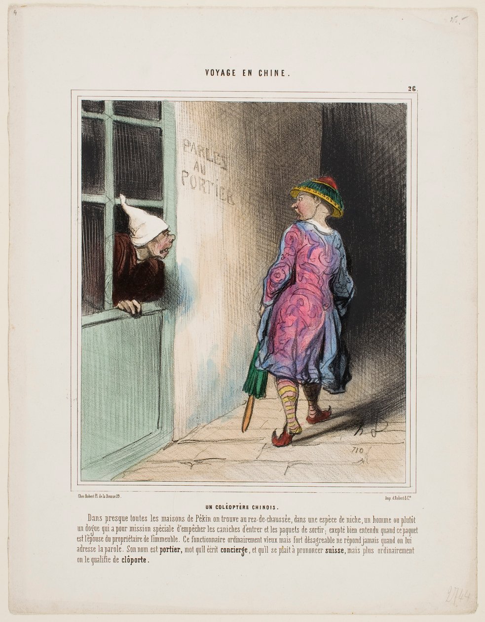 Um inseto chinês de Honoré Daumier