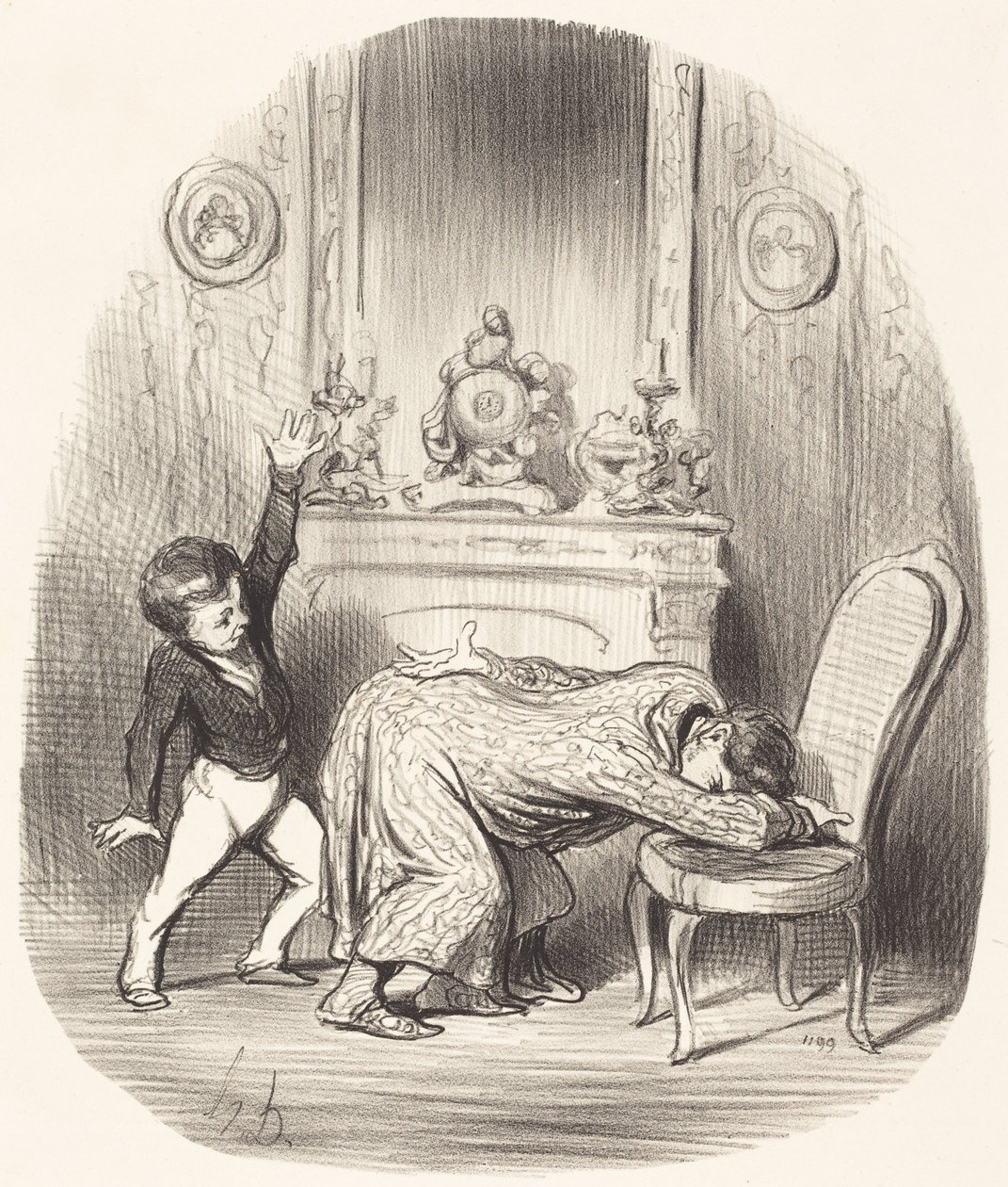 À semelhança de Henrique IV de Honoré Daumier