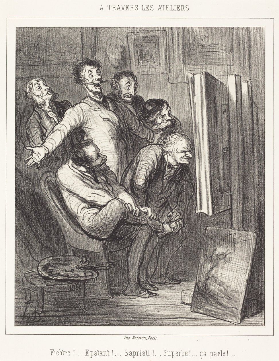 Através das oficinas de Honoré Daumier
