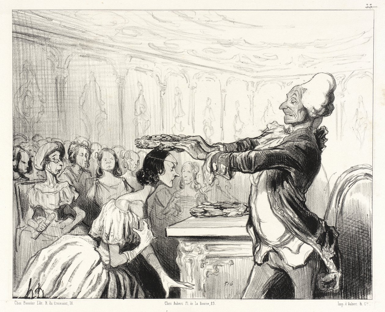 Academia das mulheres de Honoré Daumier