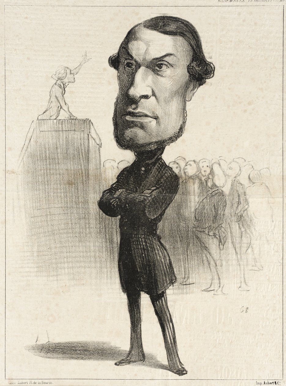 Achille Fould de Honoré Daumier