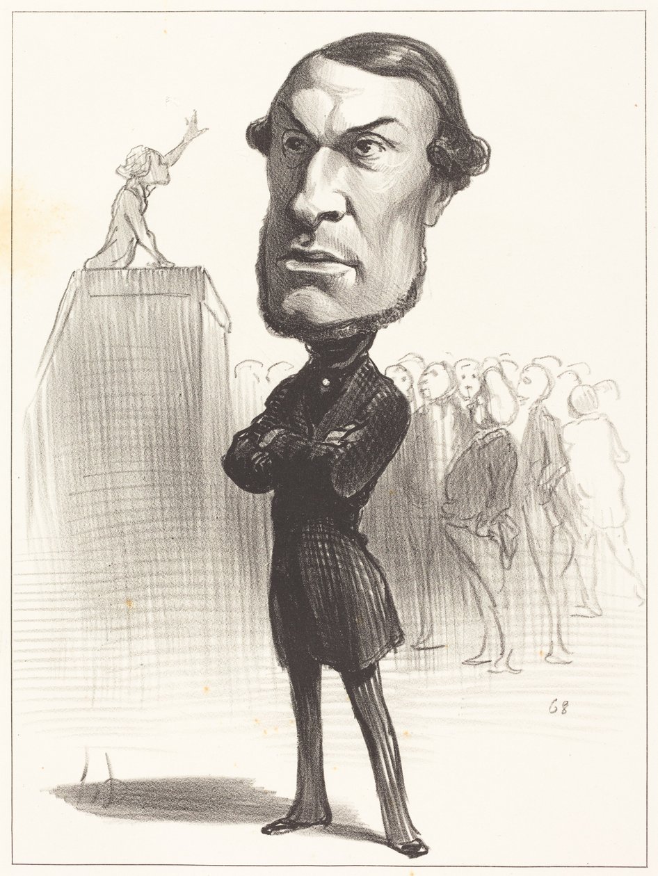 Achille Fould de Honoré Daumier