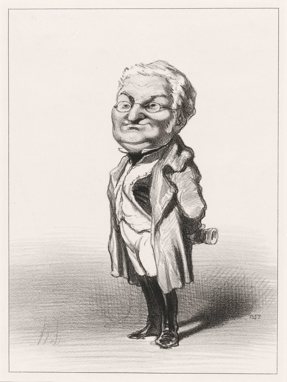 Adolphe Thiers de Honoré Daumier