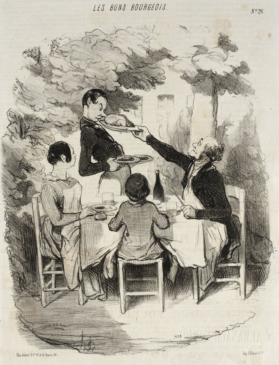 Ah! Está fresco... de Honoré Daumier
