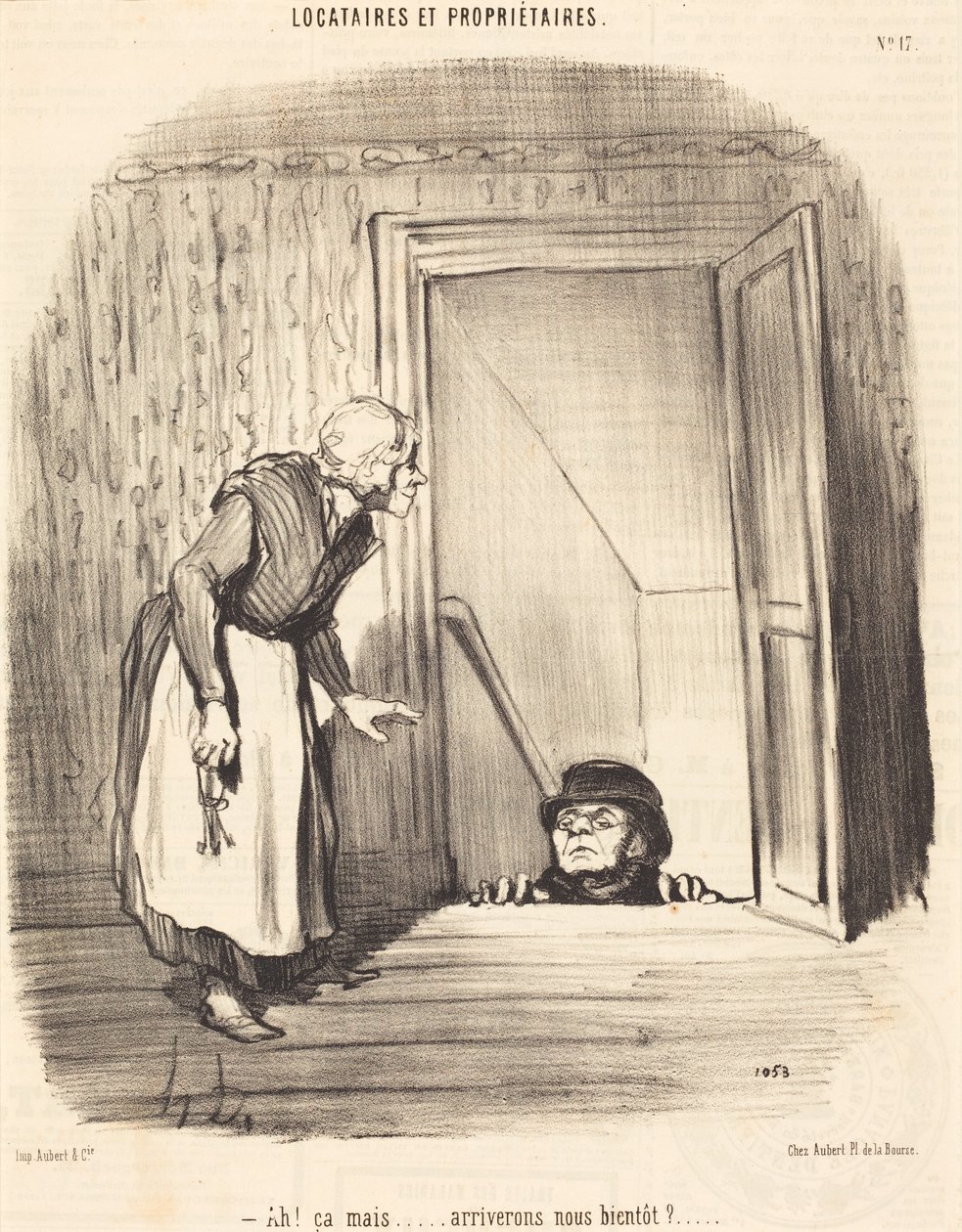 Ah! Mas... chegaremos em breve? de Honoré Daumier