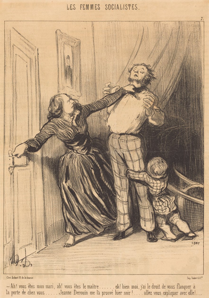 Ah! É o meu marido, ah! É o patrão... de Honoré Daumier