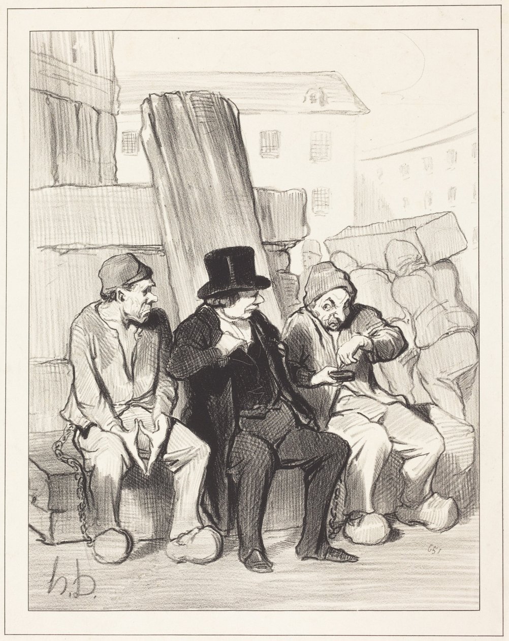 Assim, meu amigo, tem vinte e dois anos... de Honoré Daumier